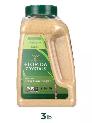 Organic Raw Cane Sugar 3lb