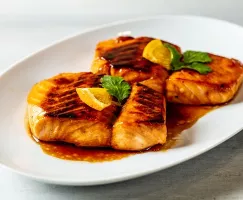 SalmonwithOrangeandGingerGlaze